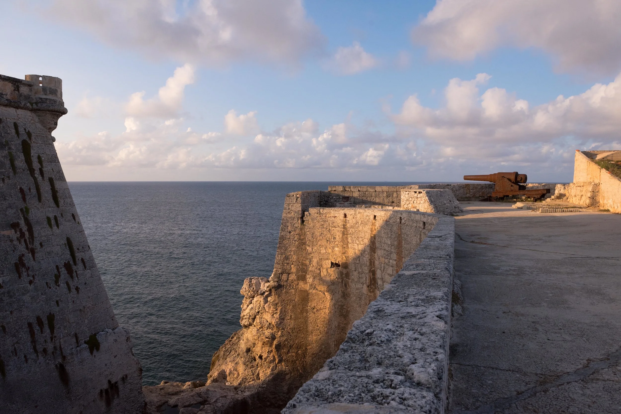 A different kind of architecture: the fortress guarding Havana. This was another of our son’s favorite excursions, but was a relatively expensive taxi ride to and from the main part of the city…it might have just seemed expensive since we were almost out of the cash we’d brought with us.
