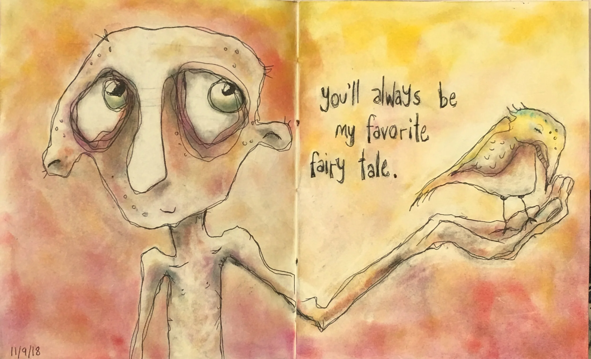 Pan Pastels and Hands
