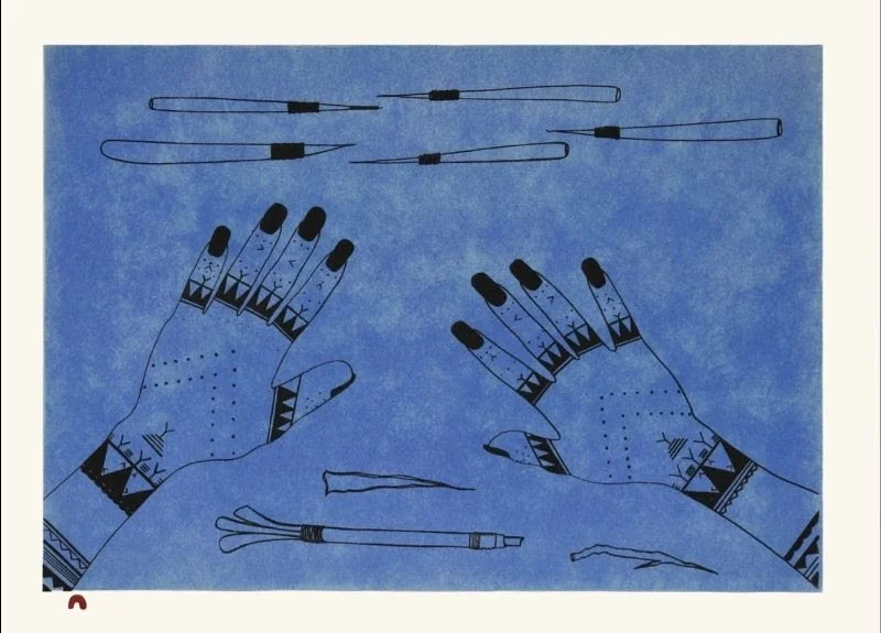 NICOTYE SAMAYUALIE, Tattooed, Lithograph.jpg