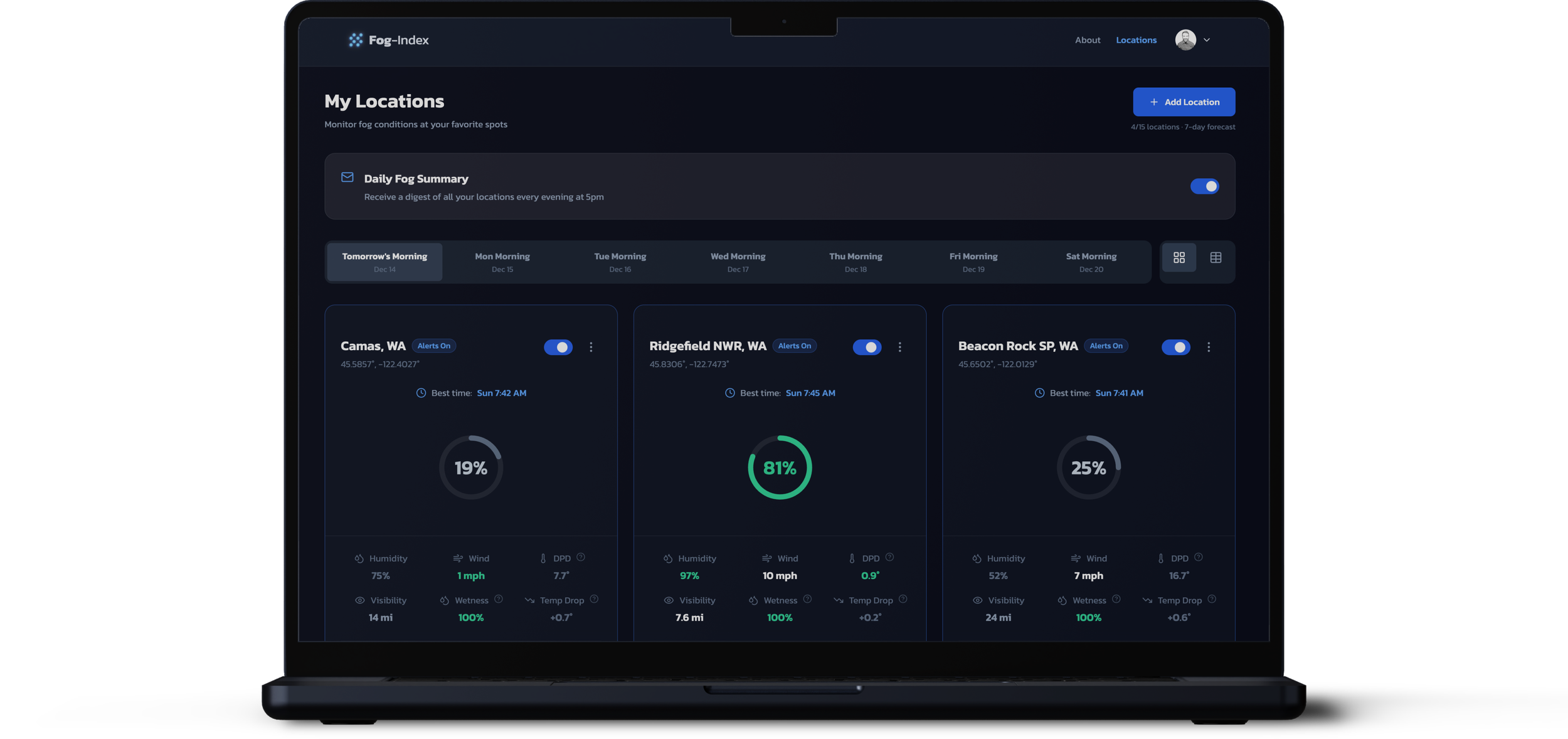 Fog-Index: When a Designer Builds a Weather App