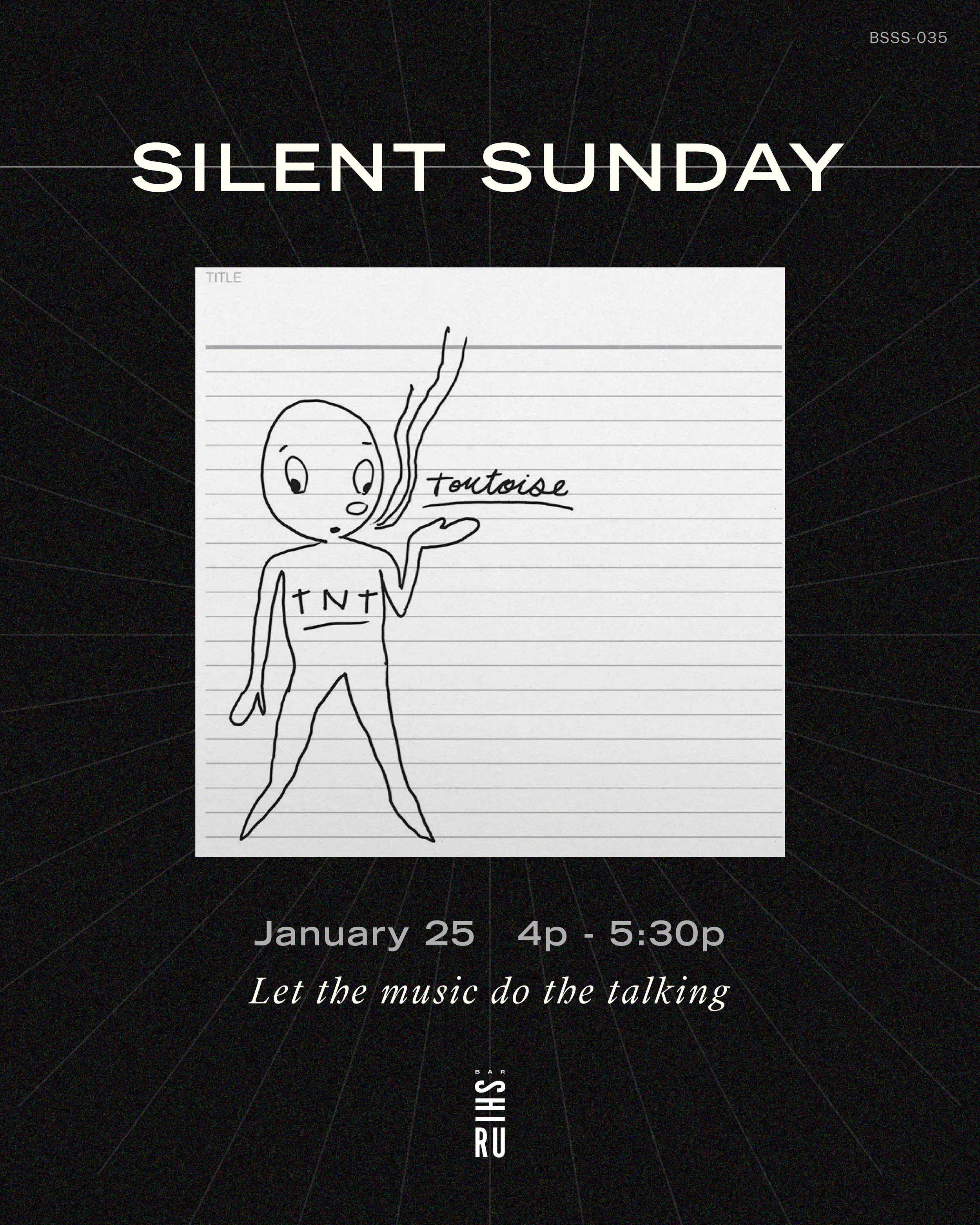 Silent Sunday 035: Tortoise "TNT"