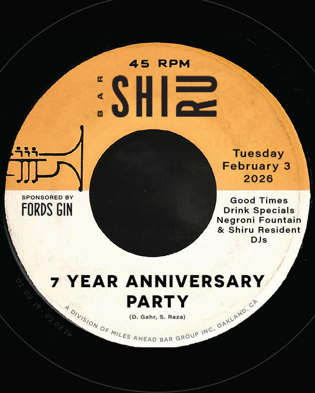 SEVEN YEARS of SHIRU - Seventh Anniversary Party