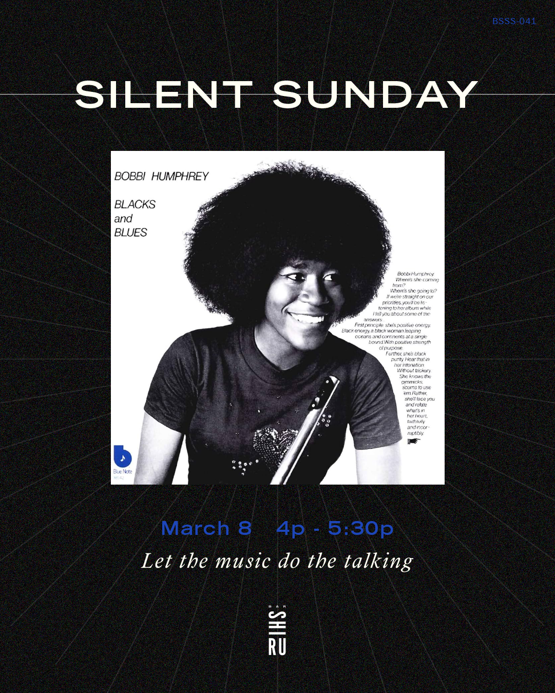 Silent Sunday 041: Bobby Humphrey "Blacks and Blues"