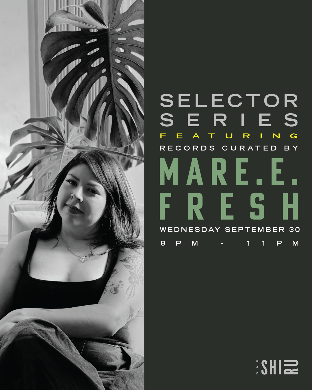 Selector Series featuring Mare. E. Fresh event image