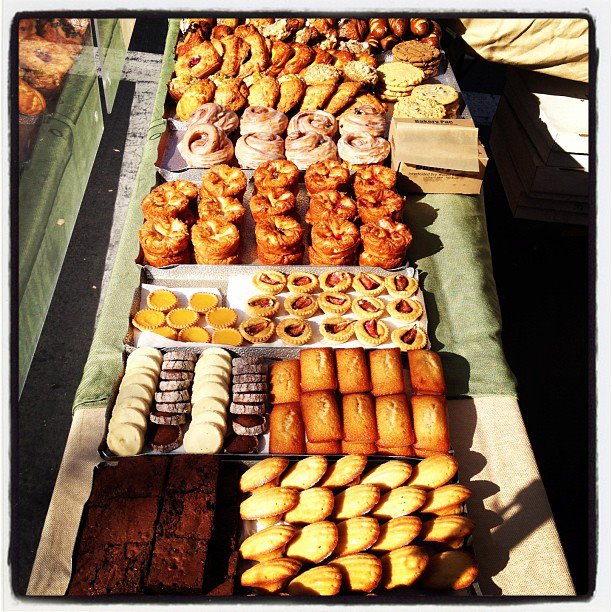 Starter Bakery sells its sweet and savory baked goods at weekend farmers markets in the East Bay.