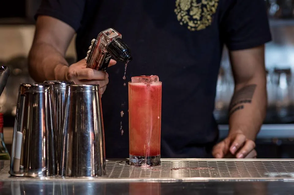 The ice is nice in the drinks crafted by the bartenders at Here’s How.
