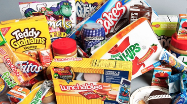 Examples of several common ultra-processed foods