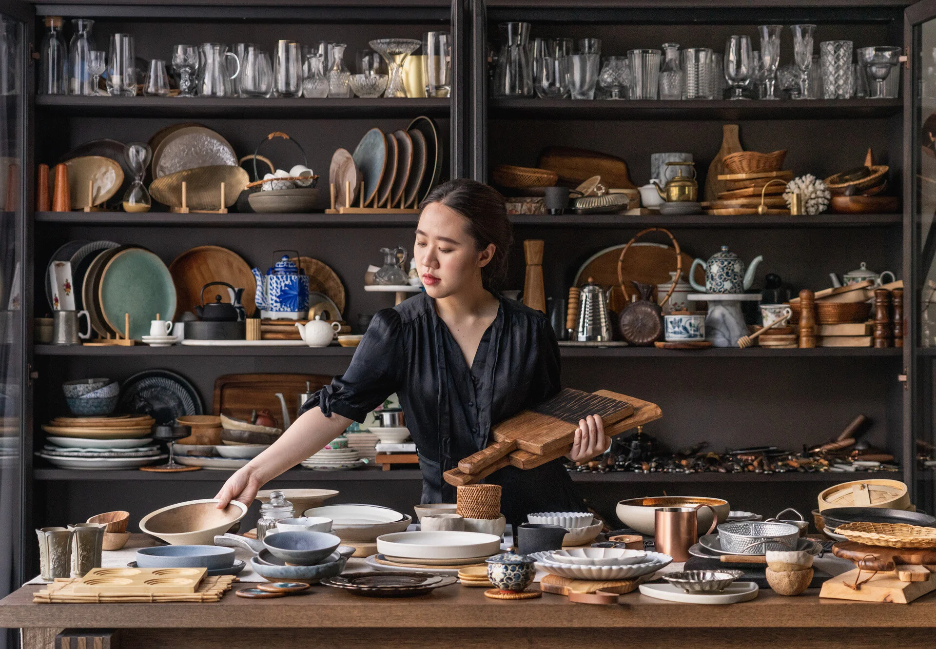 Tableware and prop sourcing for food photography & food styling production at Singapore studio.