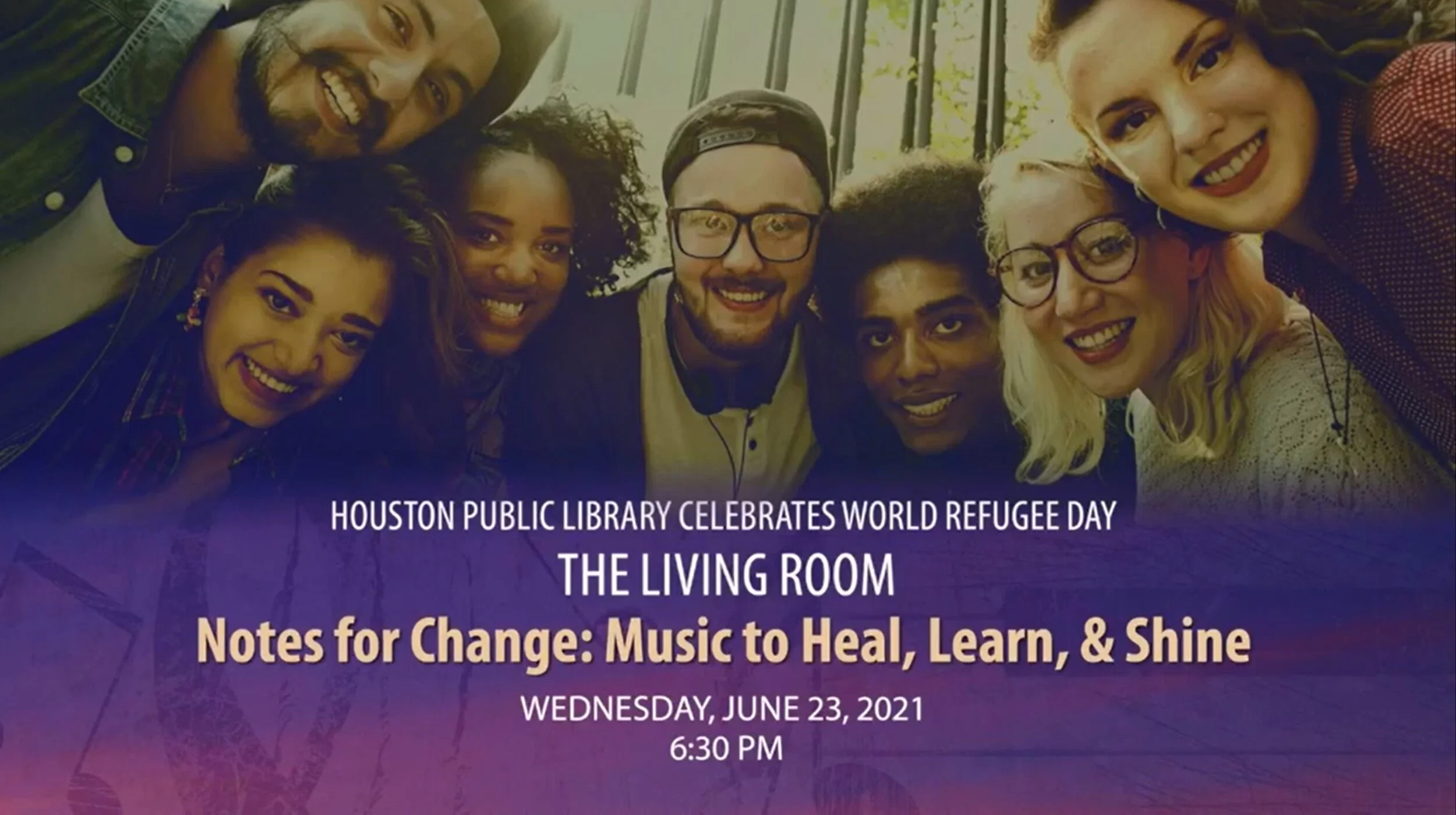 IOR Debuts New Musicians at Houston Public Library for World Refugee Day 2021