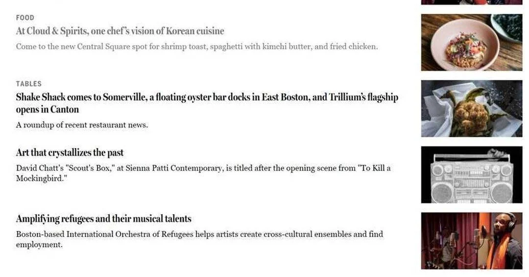 Be sure to check out today&rsquo;s Boston Globe (in Print and e-format) to see International Orchestra of Refugee&rsquo;s feature in the Arts Section. Thank you @mariyamanzhos for amazing coverage of our first studio recording (@therecordcotrc) and f