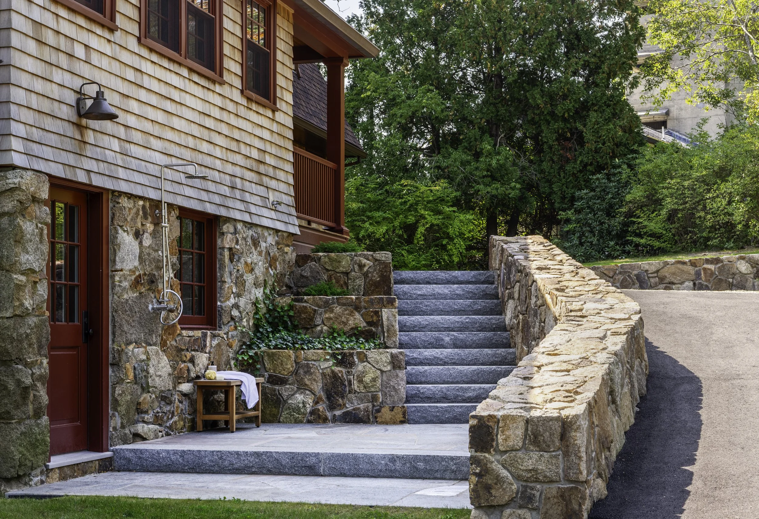 Outdoor Shower Oasis