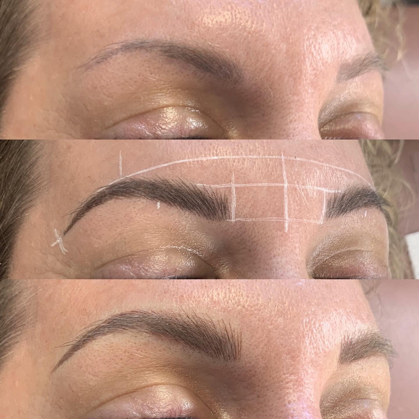 Previously pmu brows not by me + pre draw/mapping + blade and shade 🤩 Thanks ya&rsquo;ll for trusting me with your beautiful faces 😭💕