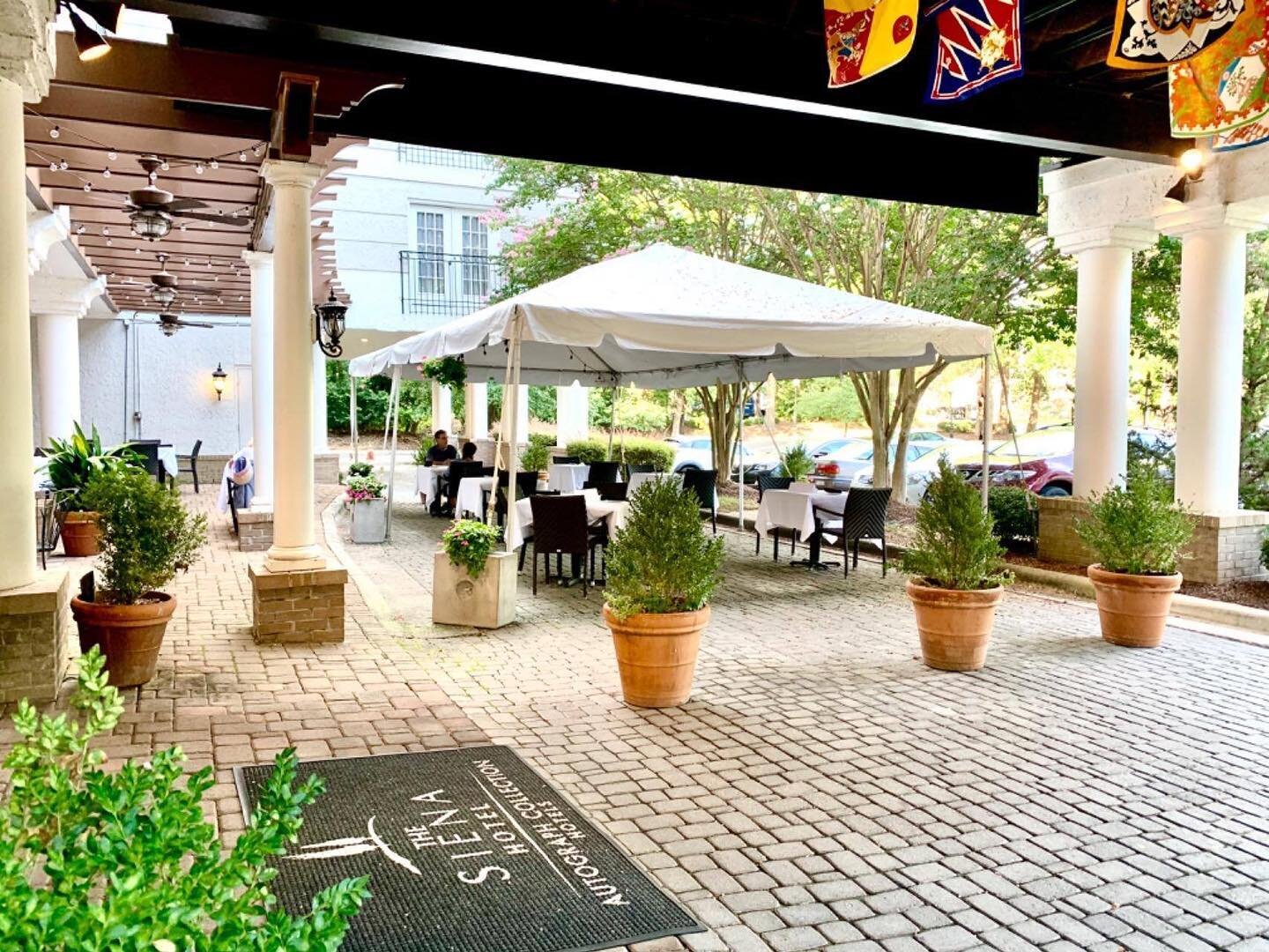 An Italian vacation isn't complete without an Italian feast. We currently have a staycation package that comes with a night at the hotel and a $100 credit to Il Palio for dinner. We have also expanded our outdoor seating to enjoy dining under the sta