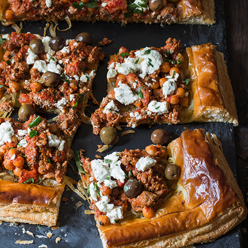 Greek Lamb Tart