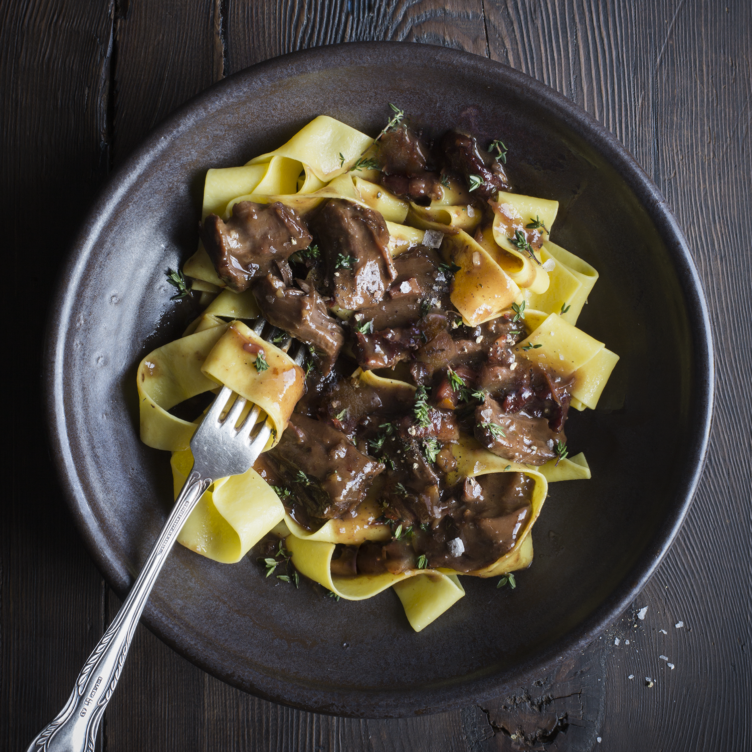 Ragout on Pappardelle