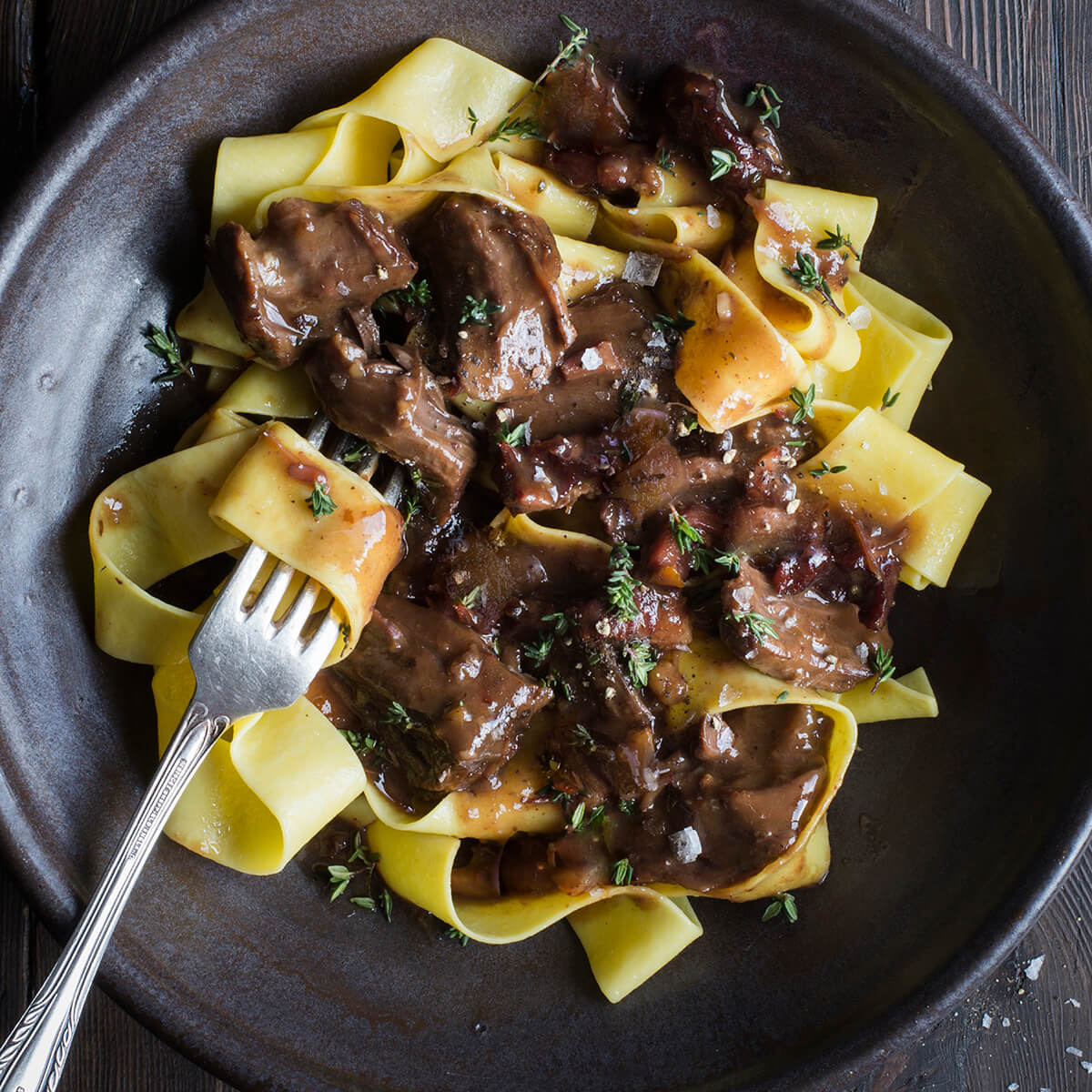 RAGOUT ON PAPPARDELLE