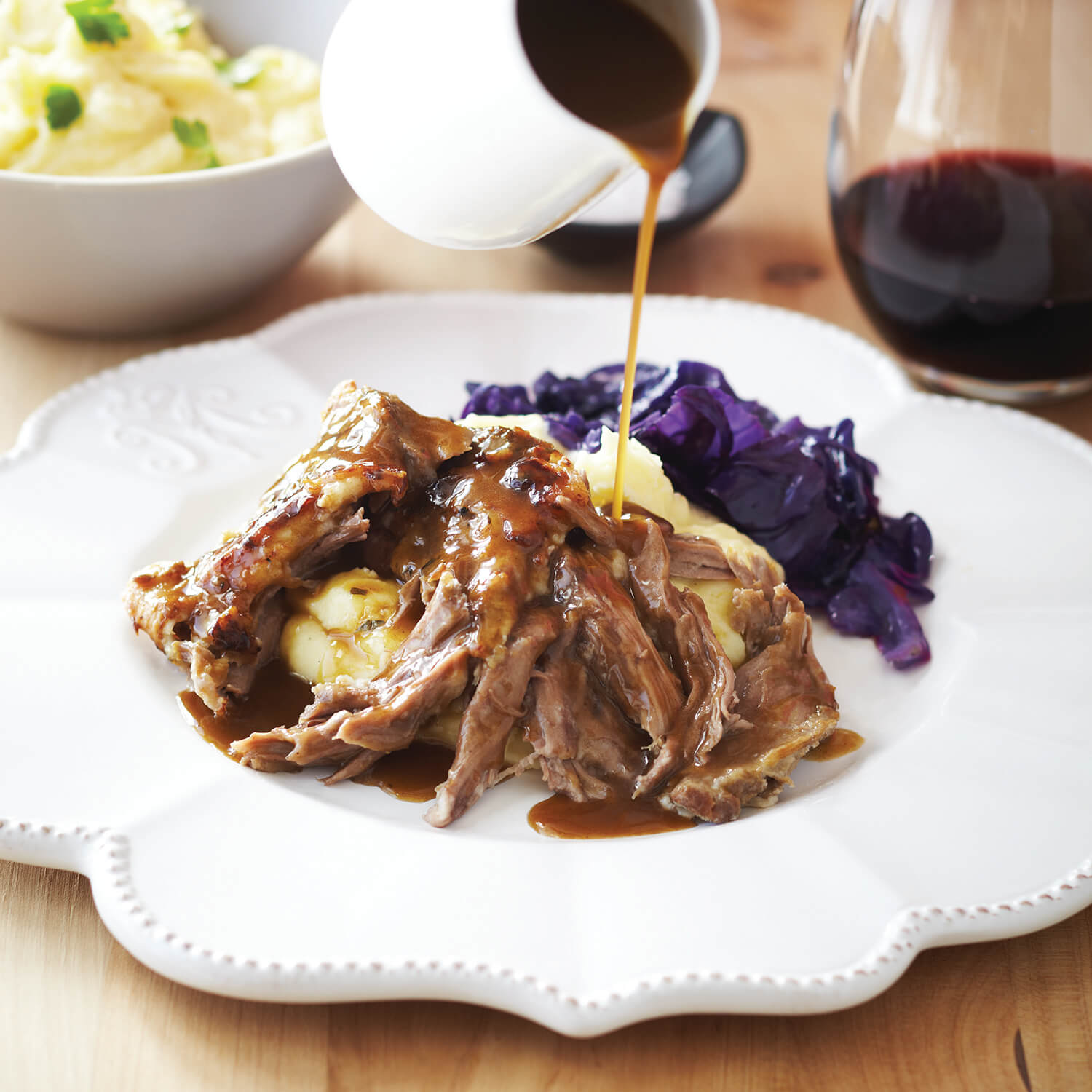 Slow-Cooked Pulled Lamb