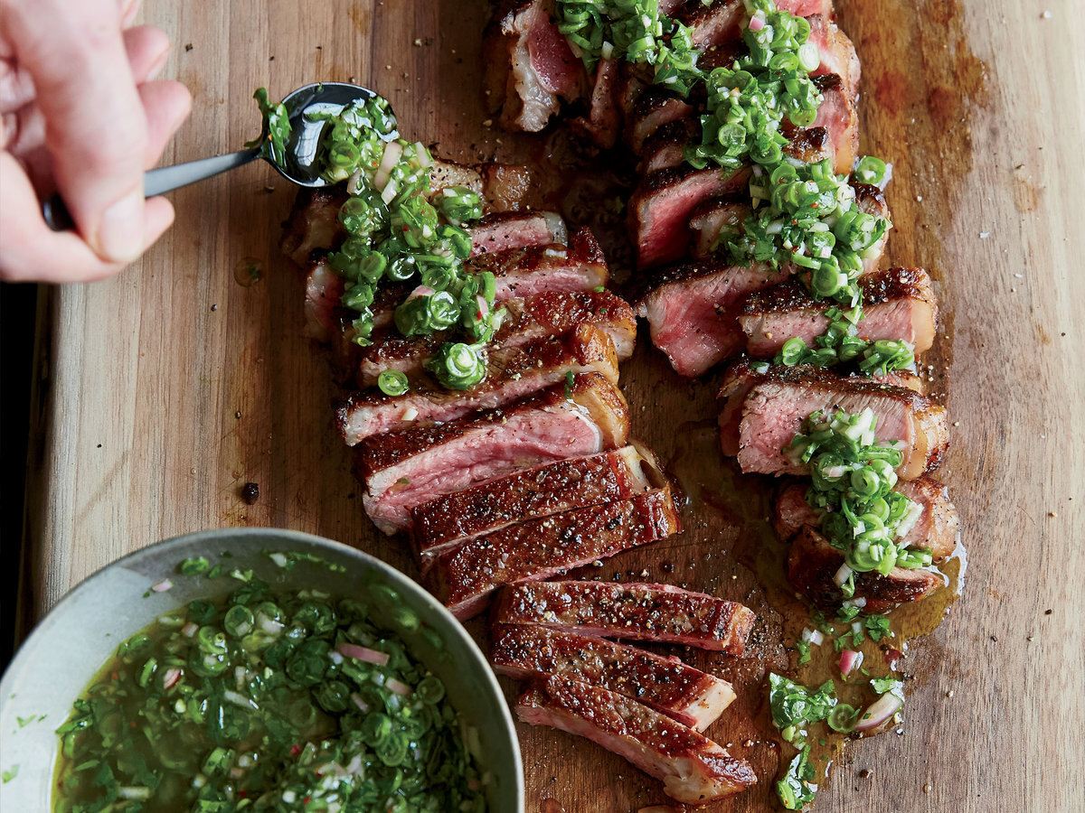 Argentina: Steak with Chimichurri Sauce