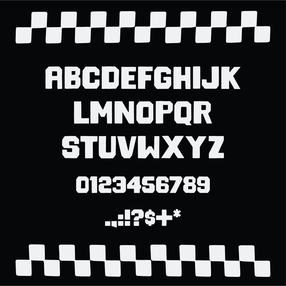 MOTORISING FONT — Fried Cactus Studio