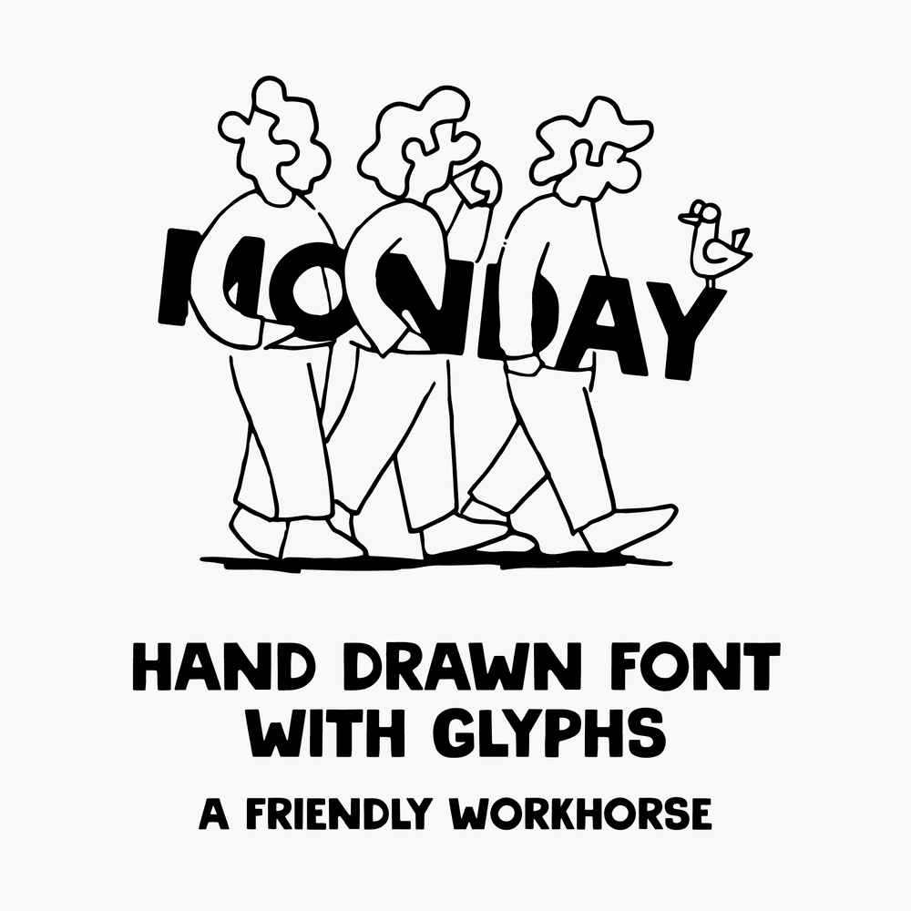 MONDAY FONT — Fried Cactus Studio