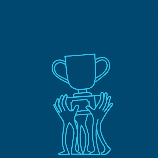 Animated brand illustration for Fieldfisher law firm, featuring playful characters celebrating people and individual achievements.