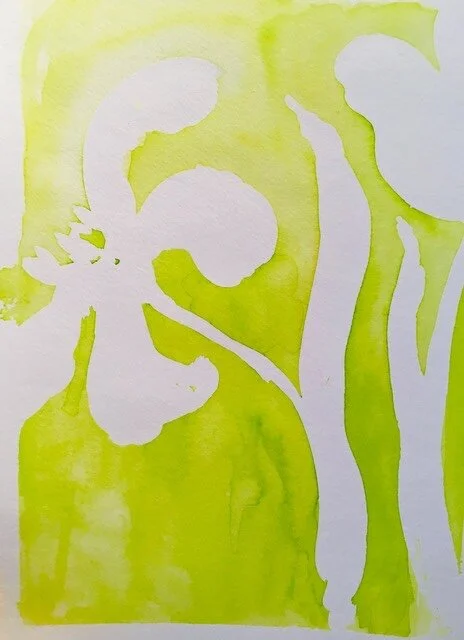 Key Lime Monochromatice Watercolor