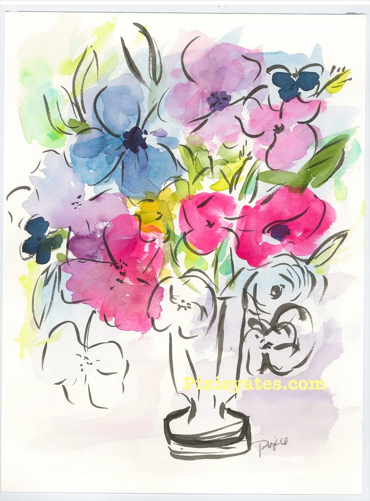 New floral collection Limited edition Giclee print - Spring Bouquet