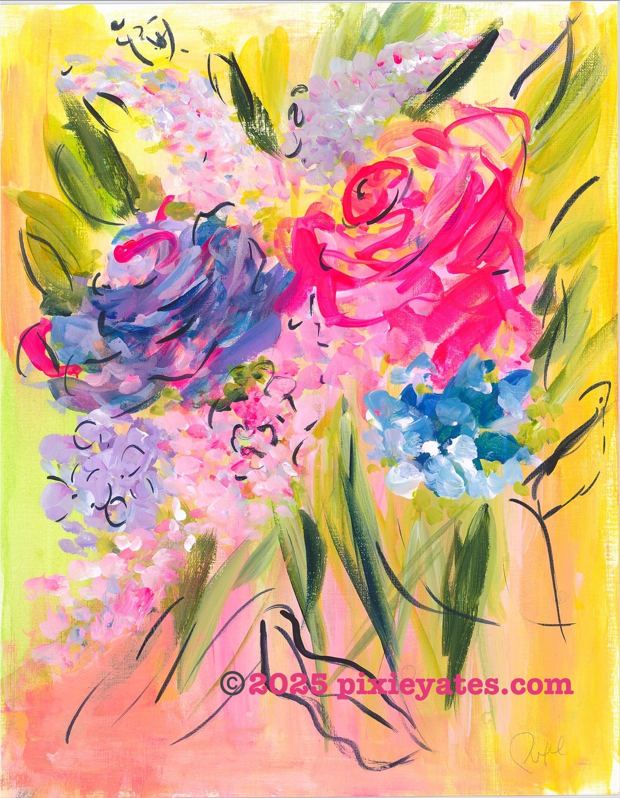 Spring 2025 Collection Sunburst of Flowers