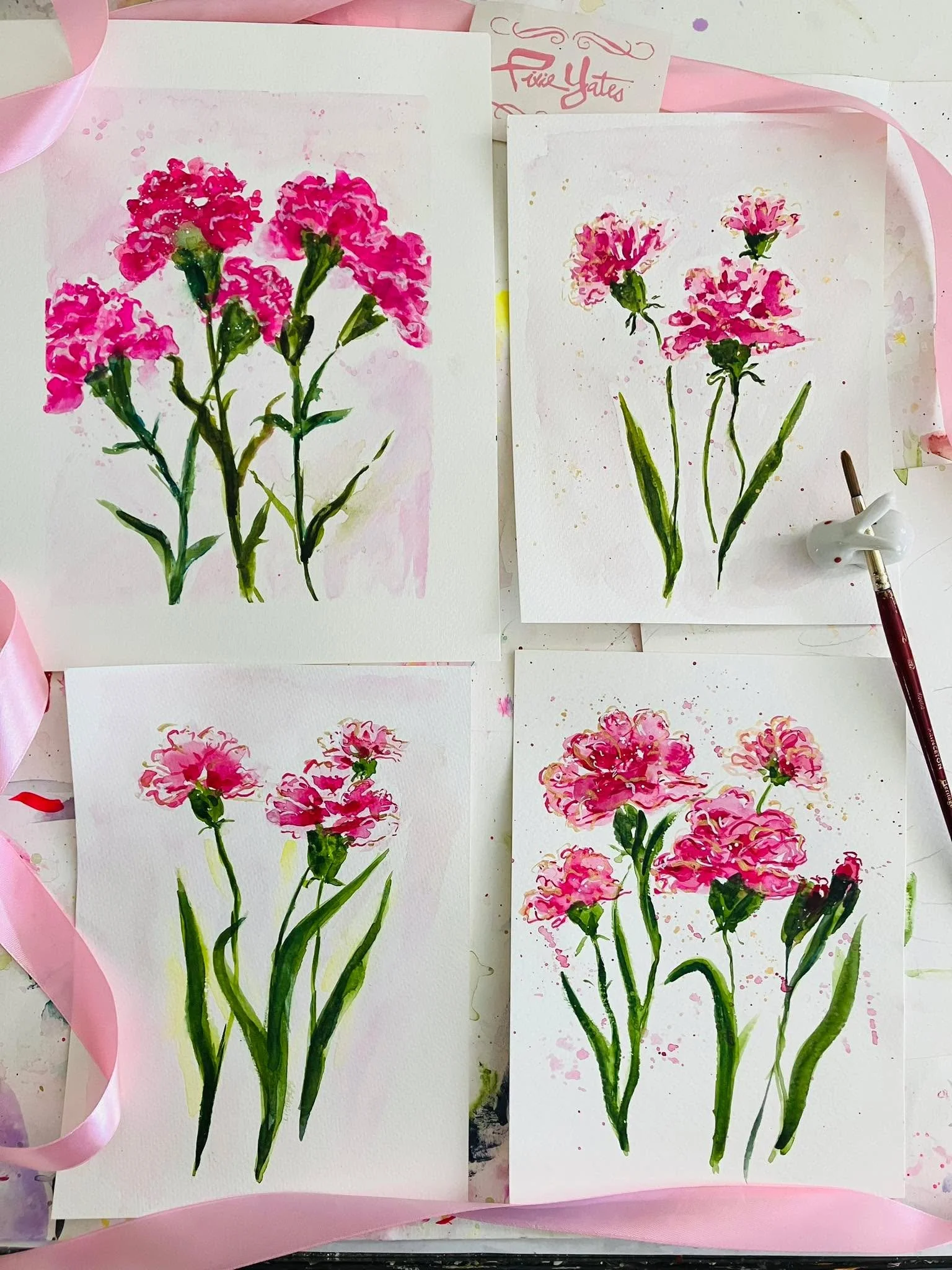 January carnations