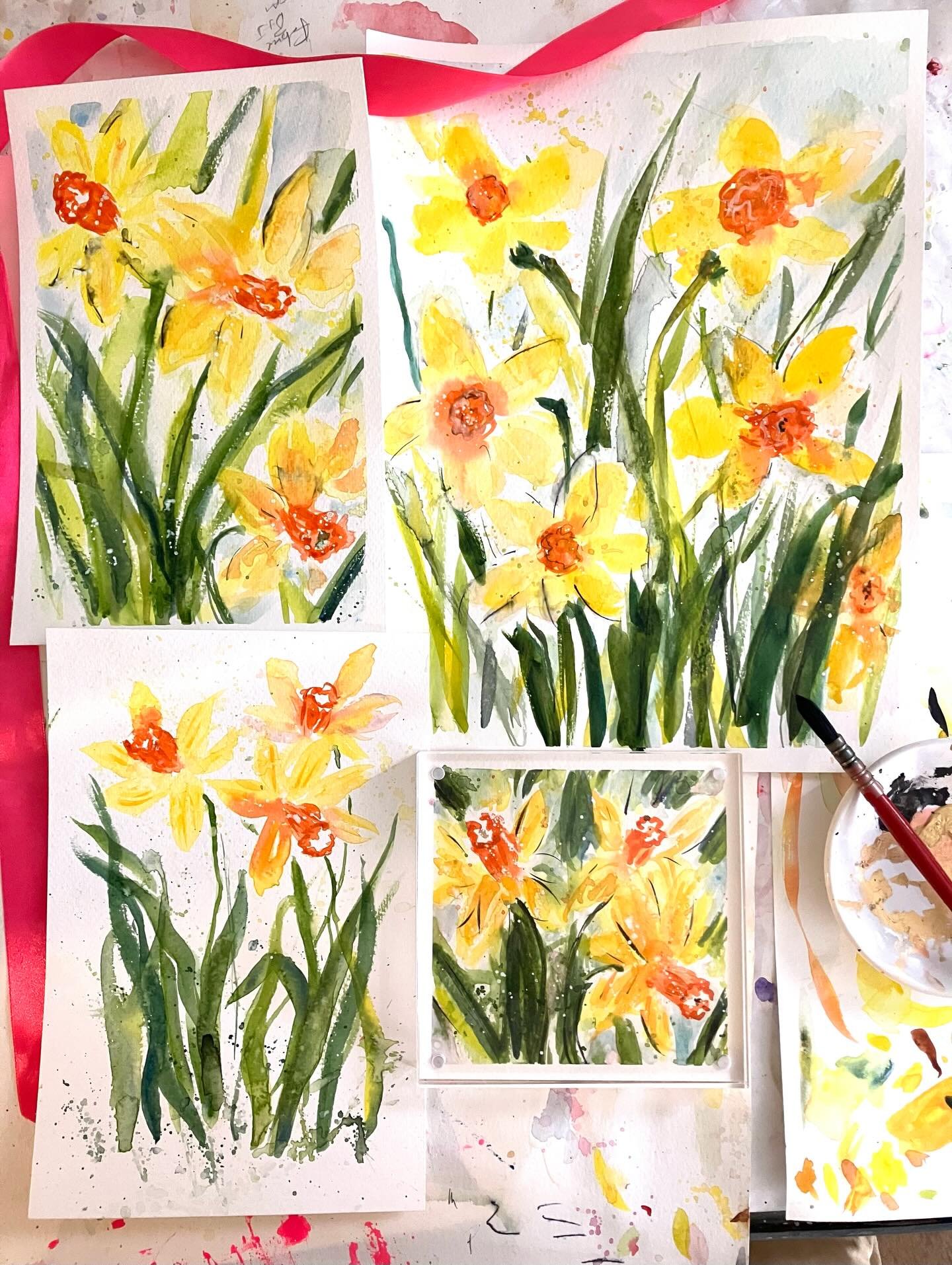 Daffodils, March birth month flower so far this is what I&rsquo;ve made. Spring is coming.