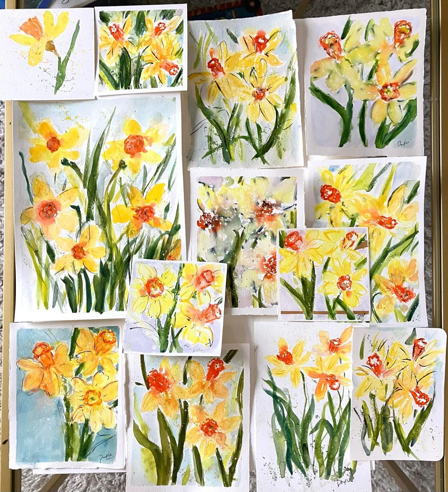 Daffodils for March birth month babes. I&rsquo;m challenging to make a monthly collection of birth month flowers. I made carnations for January, February wasn&rsquo;t on point but March hit a home run. Can&rsquo;t wait to start April.