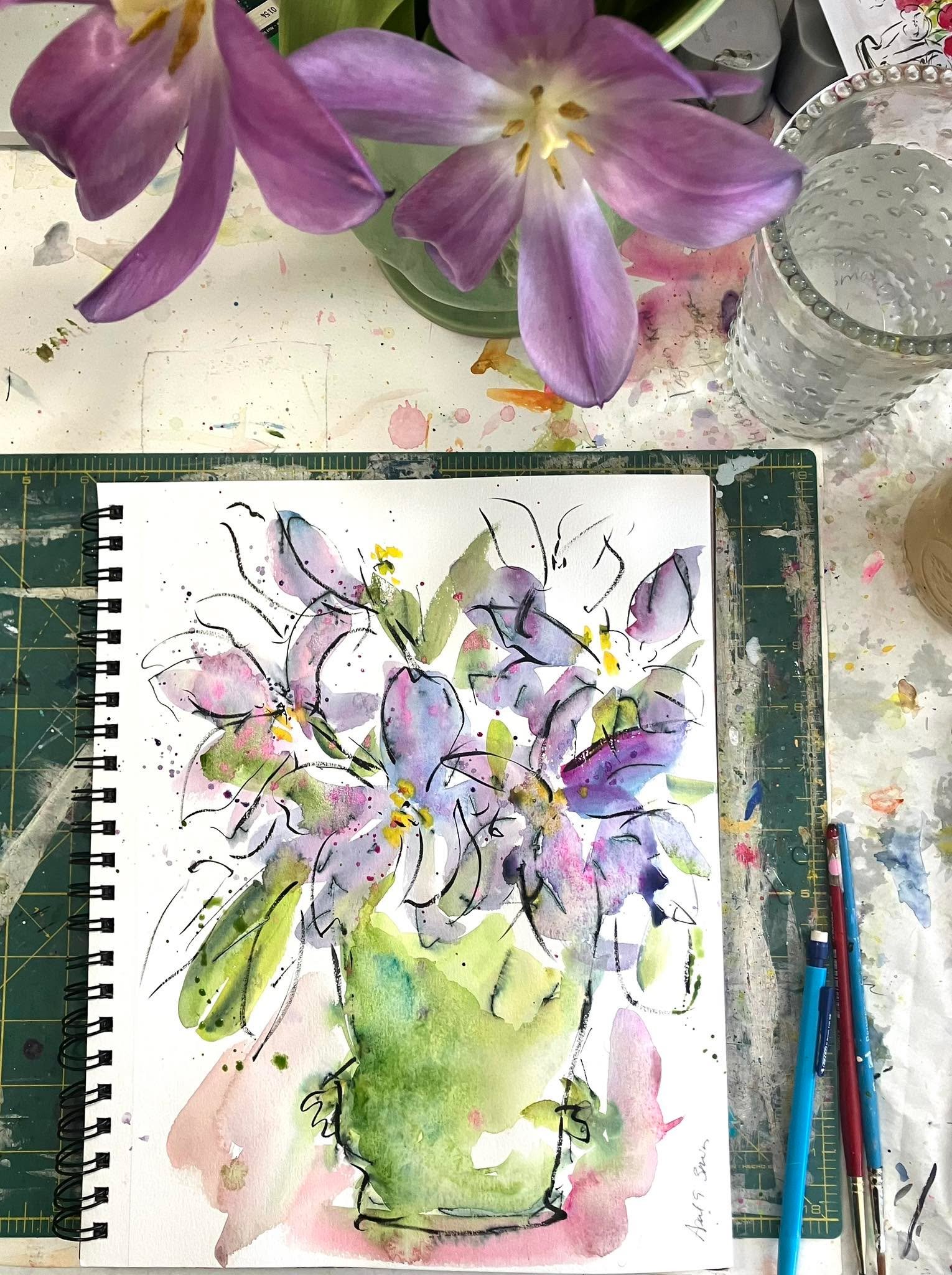 Spring florals. Loose and lively. One a day. Dm to purchase xo