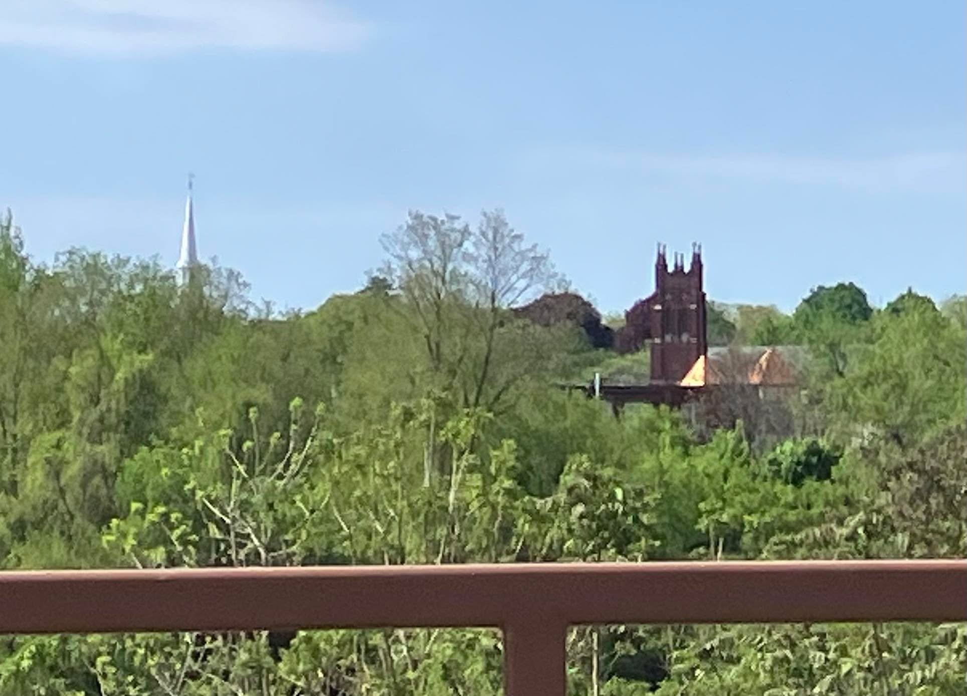 Pretty view from our local Market Basket in Havehill MA