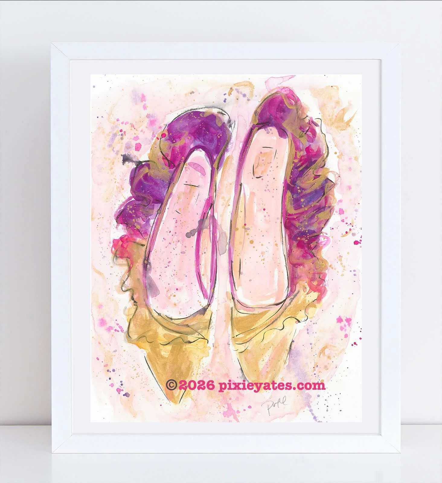 Sundays in the Summer needs a shimmering ruffle pump! 
 prints available 
link in profile to my fashion shop on #etsy  ruffle pump notecards available @historicnewengland gift shop.