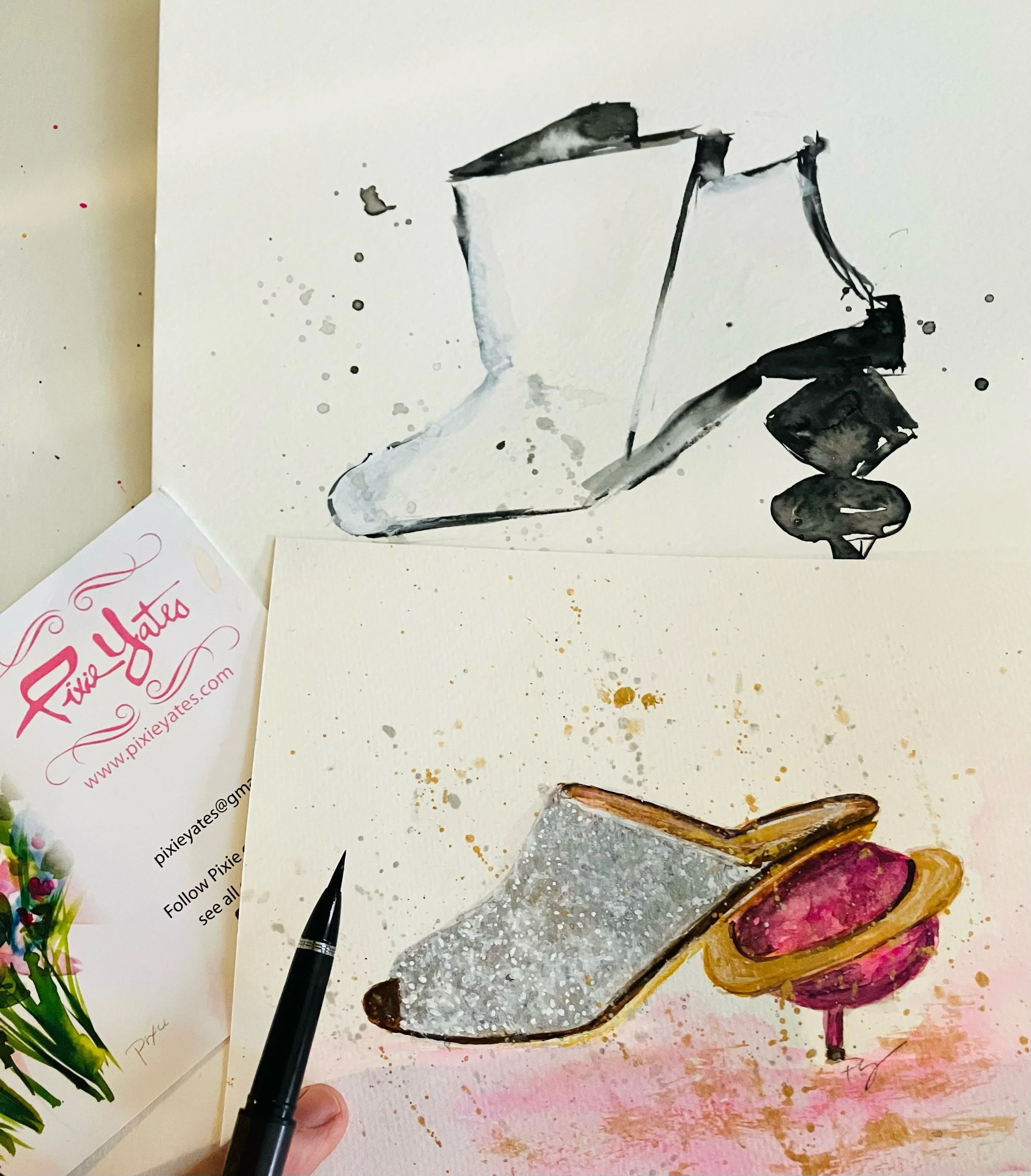 Stepping out with new shoes from @historicnewengland  collections. notecards and prints coming soon for Historic New England