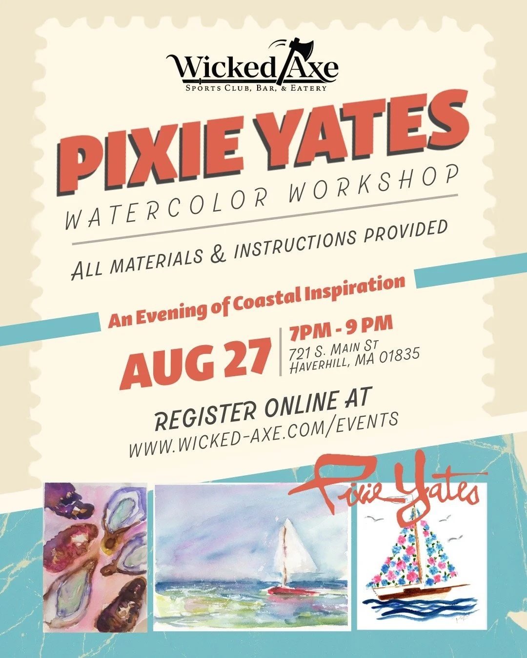 Watercolor Workhop with Pixie Yates