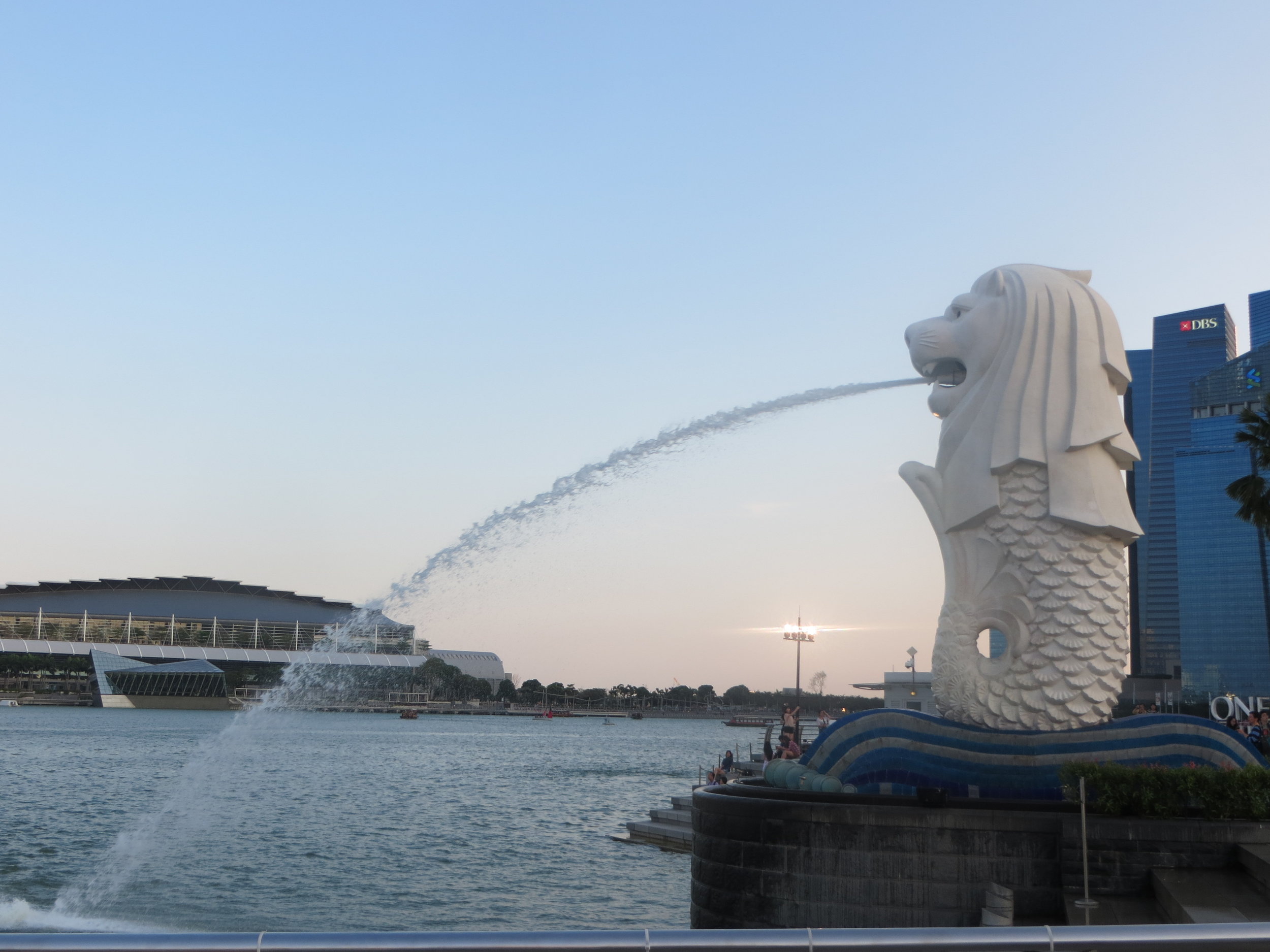 Merlion statue, Singapore