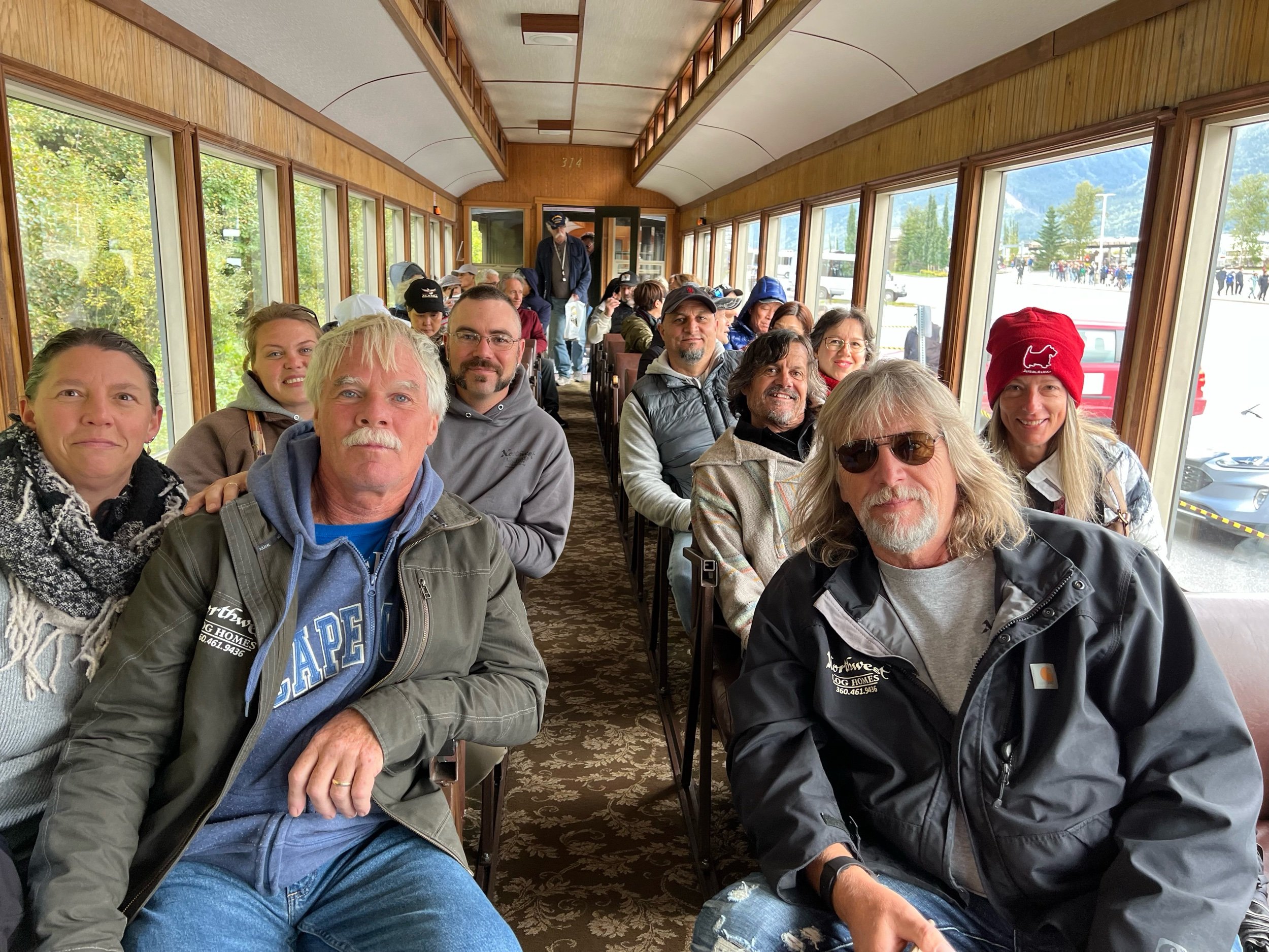  “ the team” Skagway, Alaska train tour. 2022   