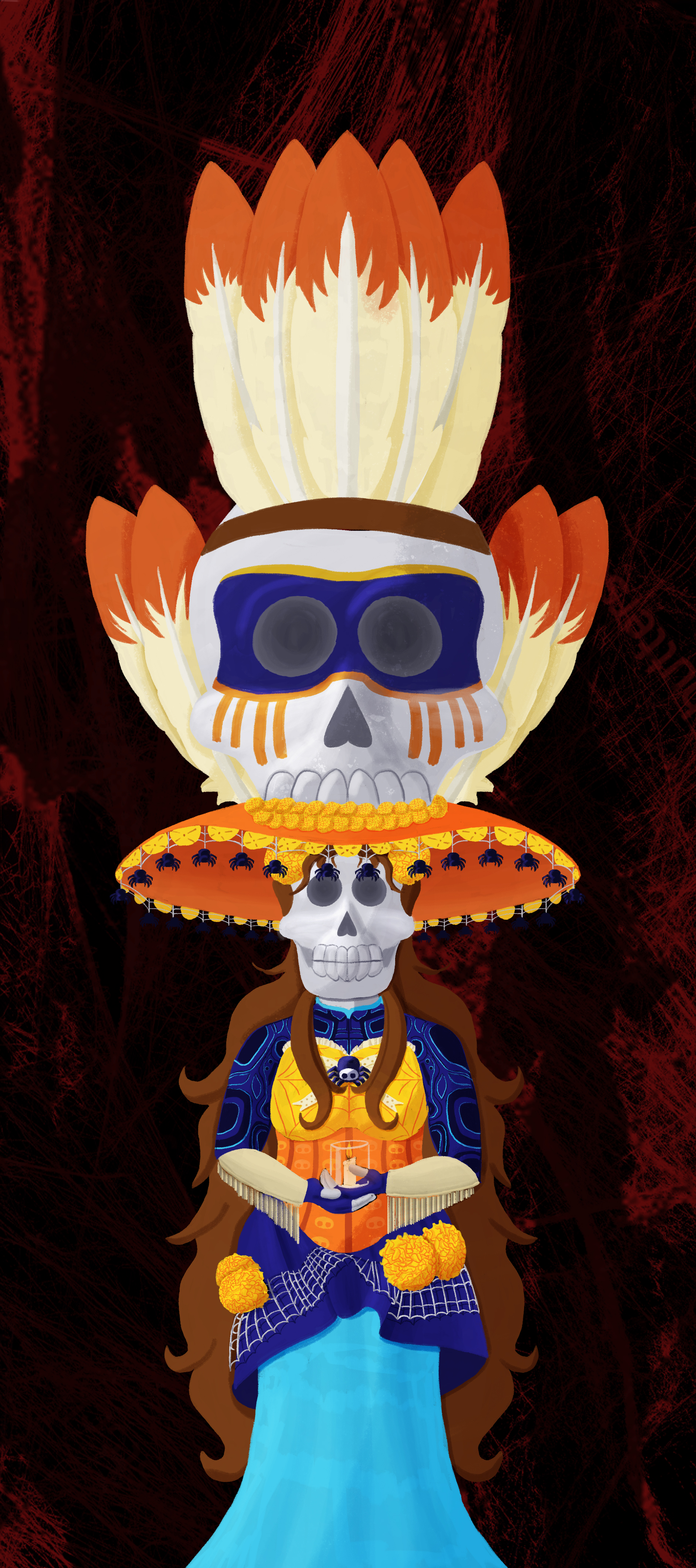 Day of the dead totem3.jpg .jpg