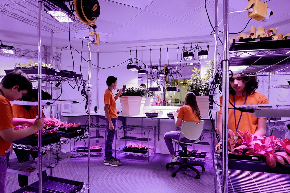 Mars Base 1 - laboratório de plantas e alimentos. Foto: Kennedy Space Center Visitor Complex