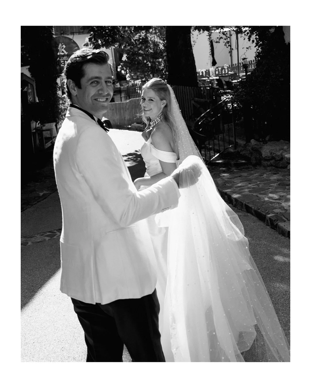 before the vows, before the party with their favorite song playing, somehow perfectly.