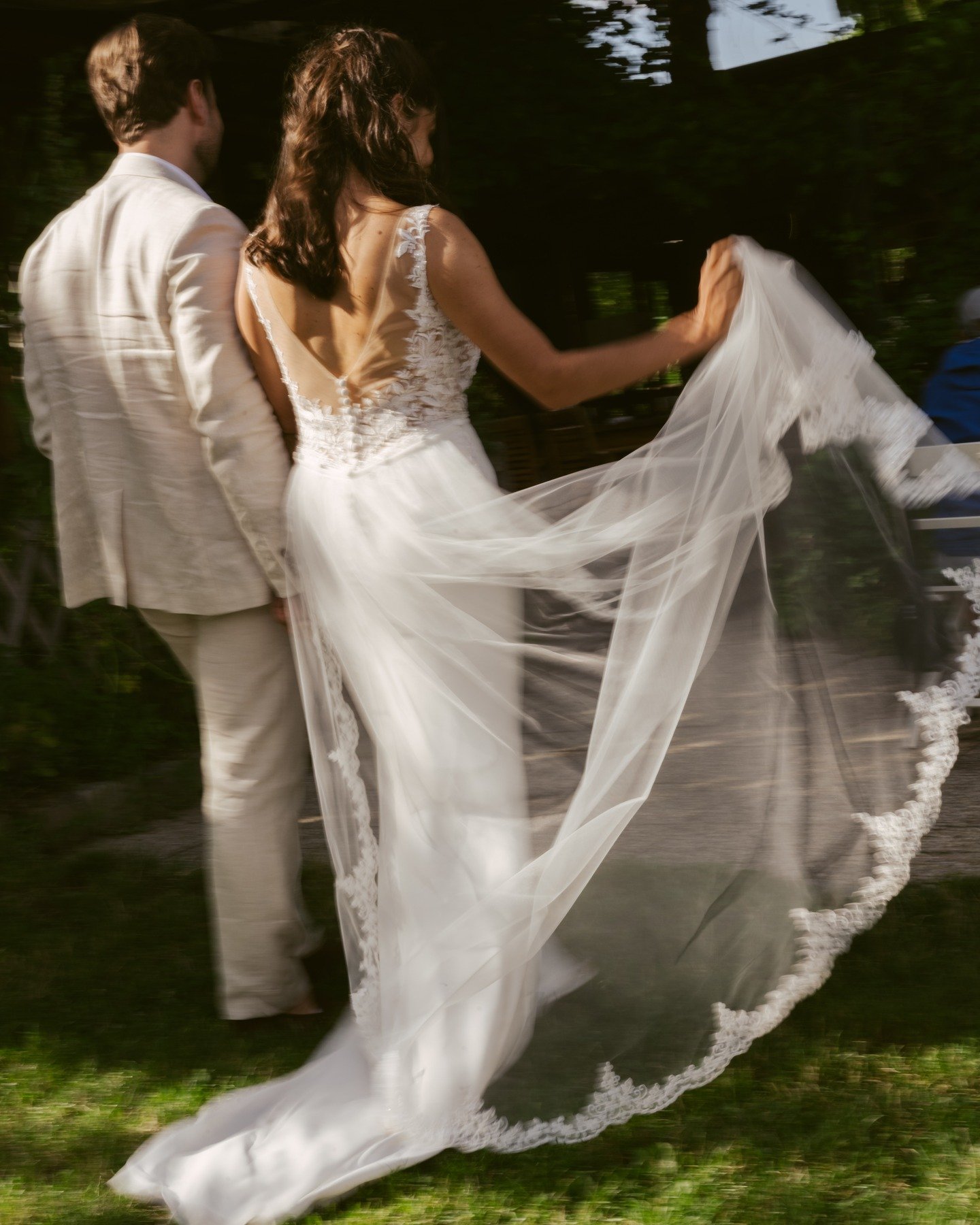 D+A photographed after their ceremony, in Vienna.