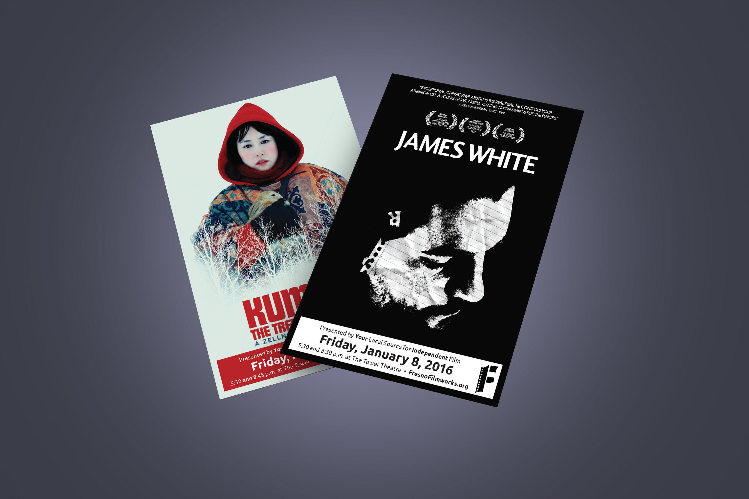 Fresno Filmworks Monthly Screening Handbills