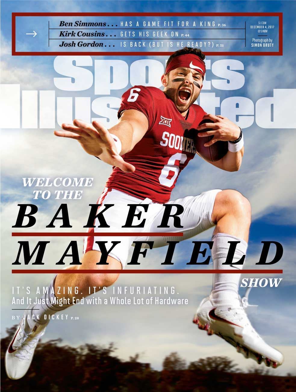 " Welcome to the Baker Mayfield Show " (SI, Nov. 2017)