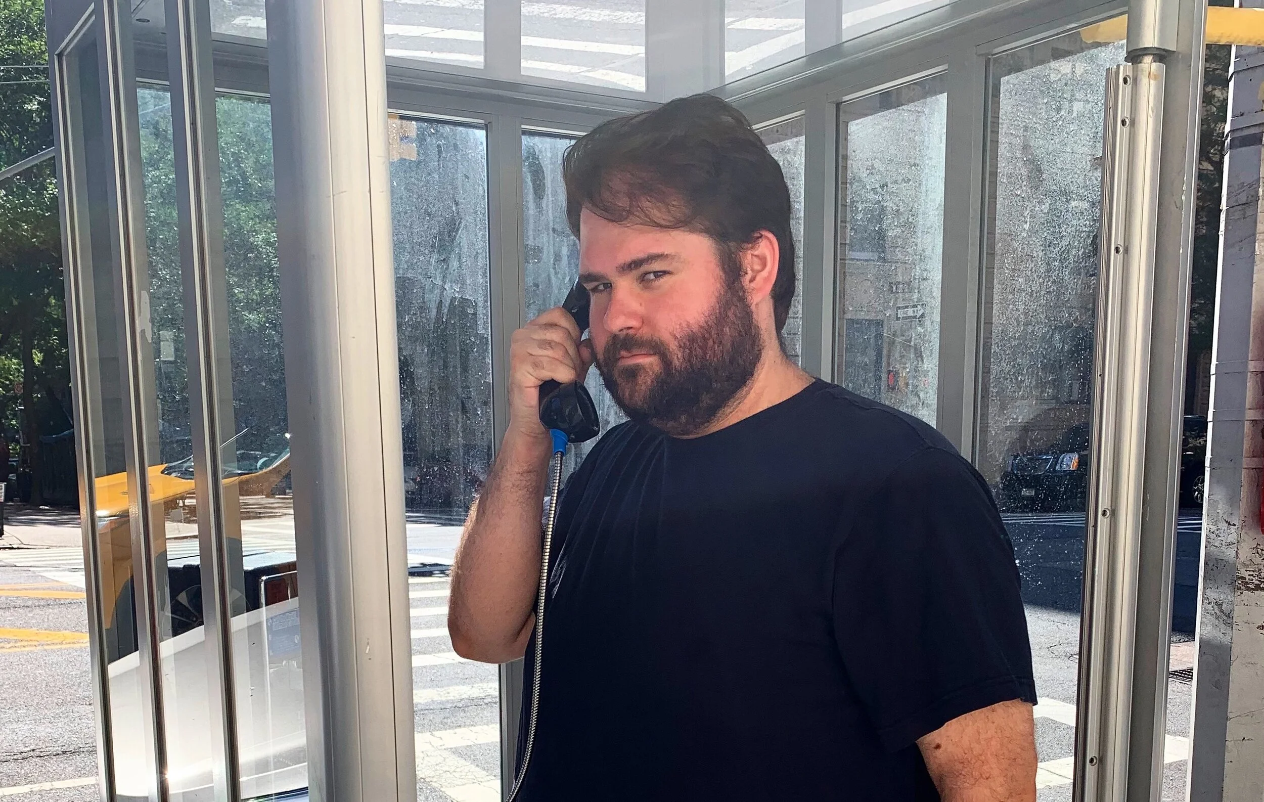 Think of all the people that touched that payphone! What was I thinking?