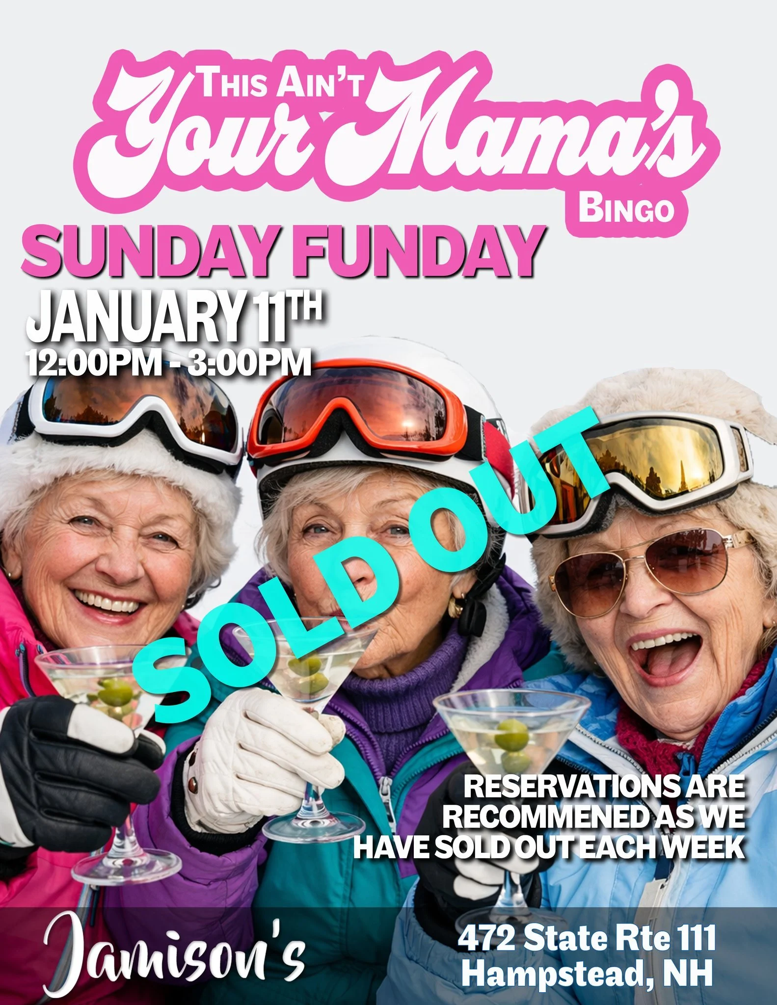 Jamison's Music Bingo by This Ain’t Your Mama’s Bingo (SOLD OUT)