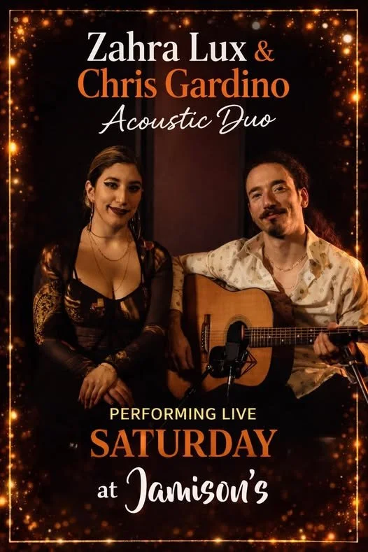 Zahra Lux &amp; Chris Gardino Acoustic Duo