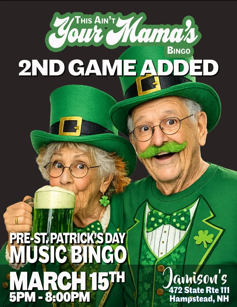 Jamison's Music Bingo by This Ain’t Your Mama’s Bingo 2nd Game