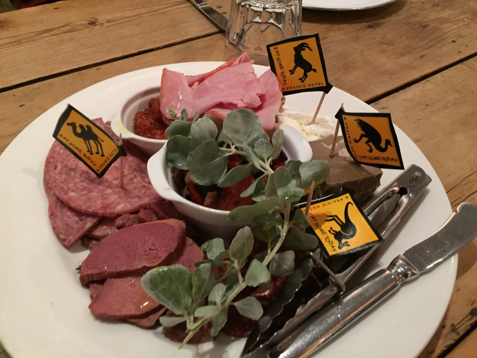 Goat, Emu, Kangaroo and Camel Meat at the Feral Feast