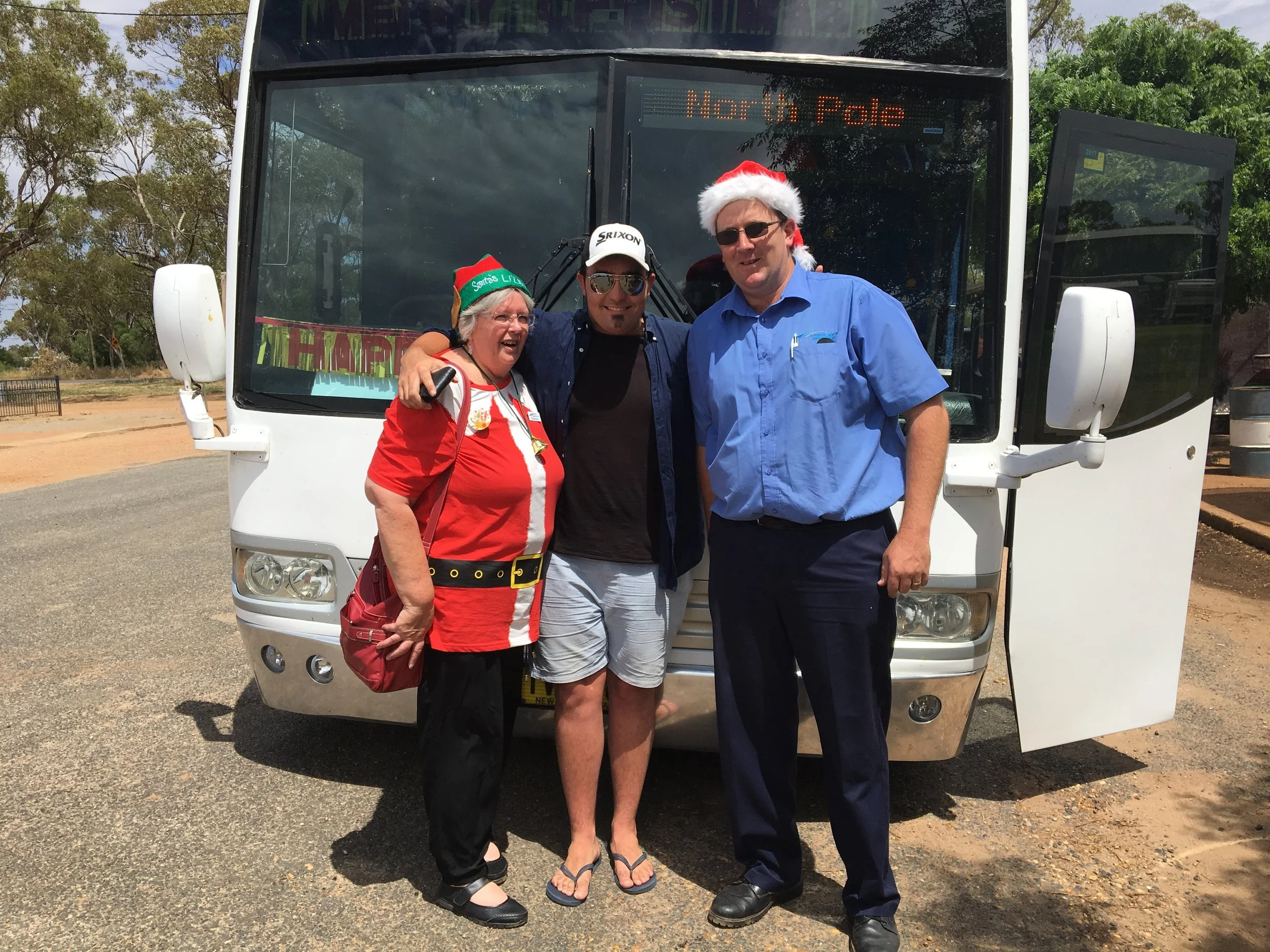 Sharon, Jason Owen & Adam at our Christmas Mystery Sunday Lunch 